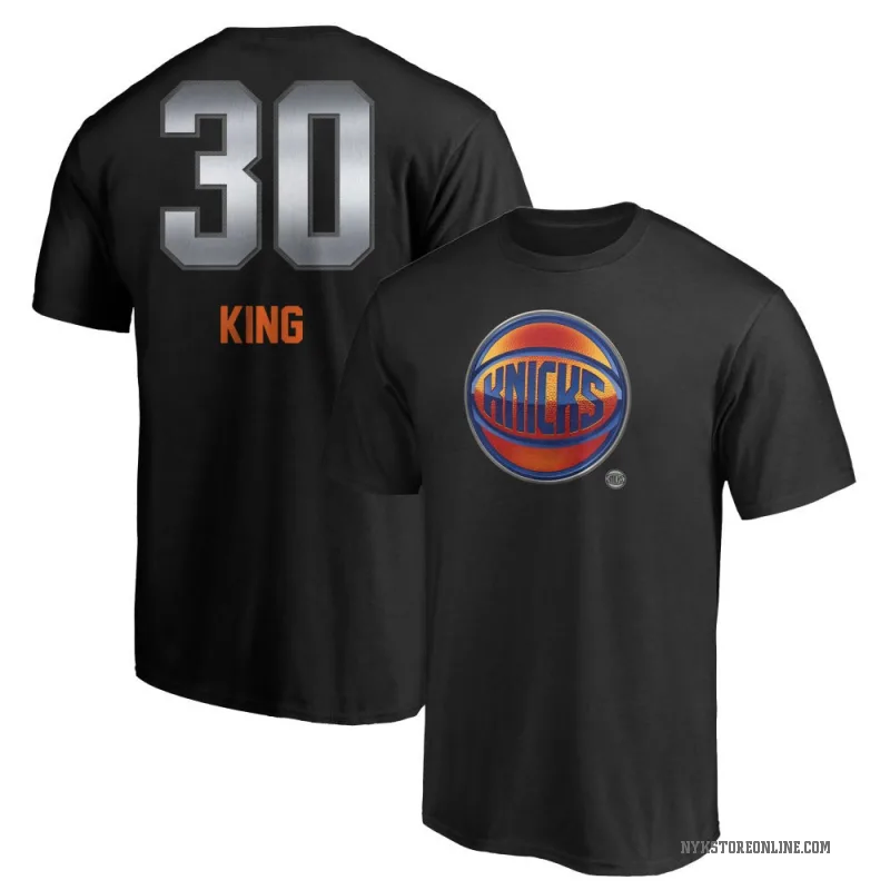 Bernard King Men's Black New York Knicks Midnight Mascot T-Shirt
