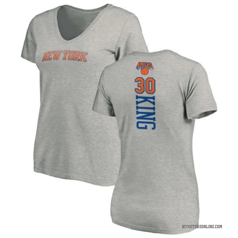 Bernard King Women's New York Knicks Ash Backer T-Shirt