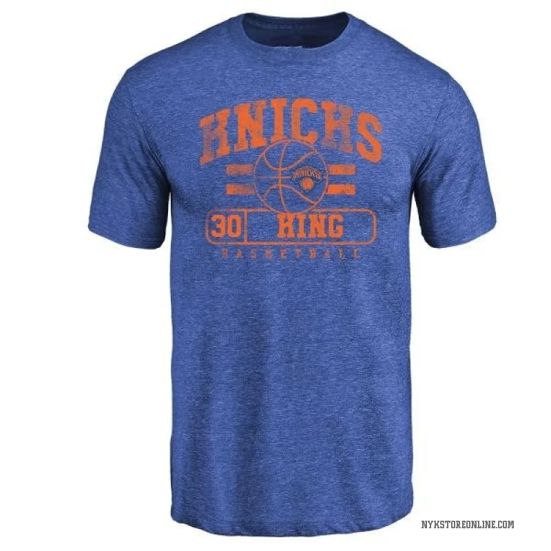 Bernard King Youth Royal New York Knicks Baseline T-Shirt