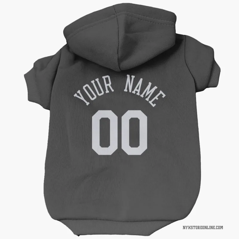 Custom Black New York Knicks Cat & Dog Pet Hoodie