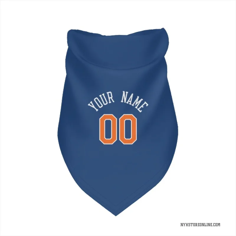 Custom Blue New York Knicks Cat & Dog Pet Bandana