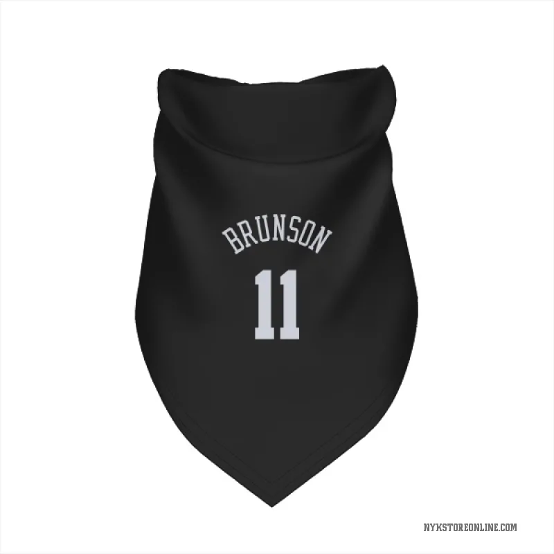 Jalen Brunson Black New York Knicks Cat & Dog Pet Bandana
