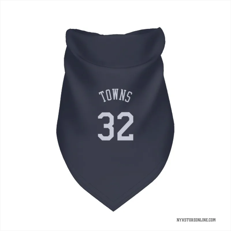 Karl-Anthony Towns  Navy New York Knicks  Cat & Dog Pet Bandana