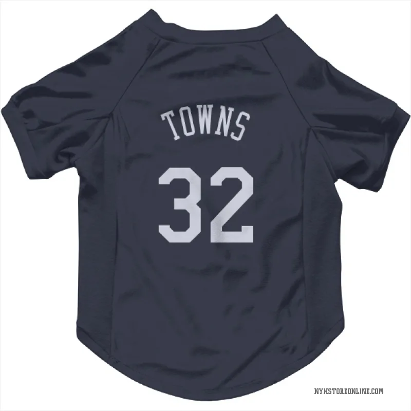 Karl-Anthony Towns Navy New York Knicks Cat & Dog Pet Jersey