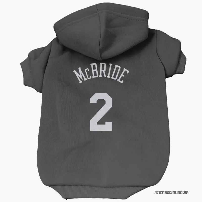 Miles McBride  Black New York Knicks  Cat & Dog Pet Hoodie