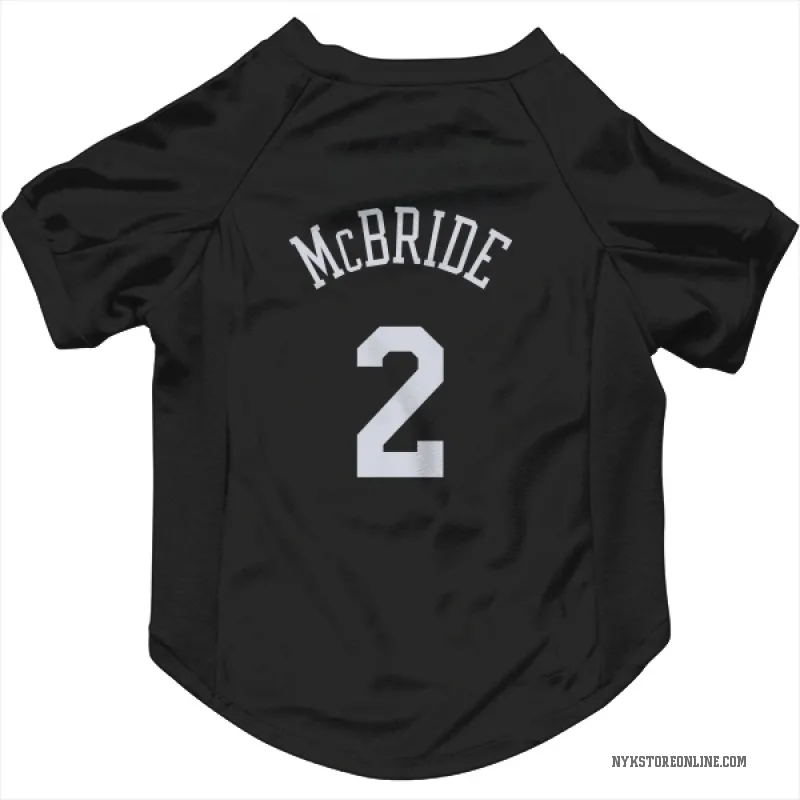 Miles McBride  Black New York Knicks  Cat & Dog Pet Jersey