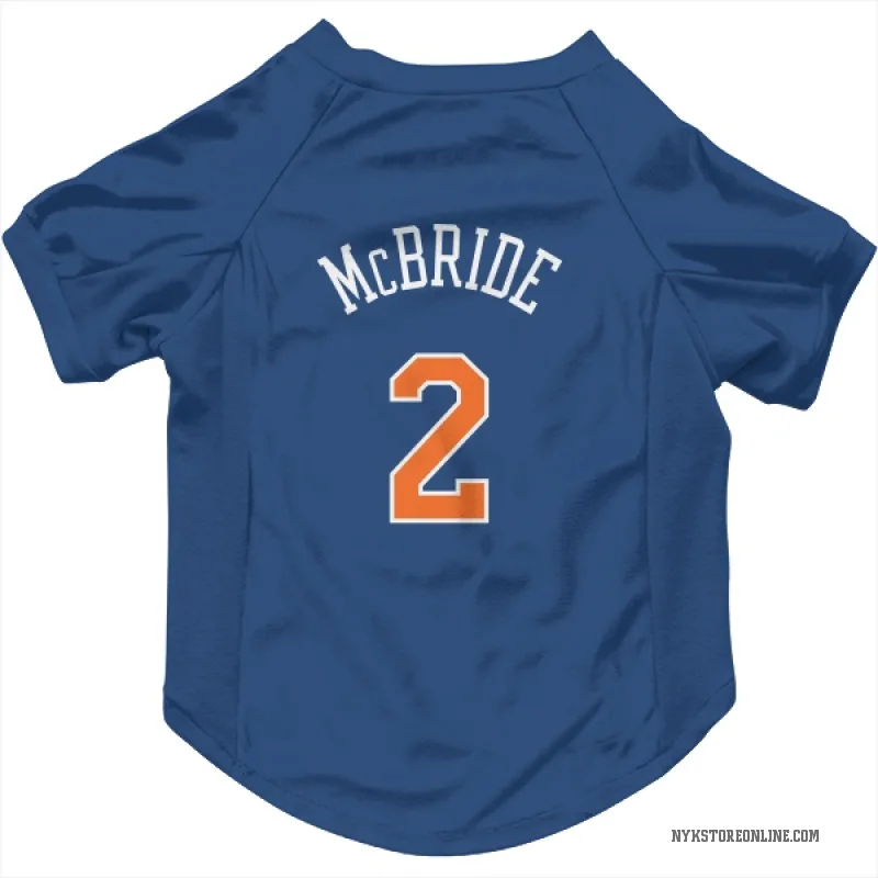 Miles McBride  Blue New York Knicks  Cat & Dog Pet Jersey