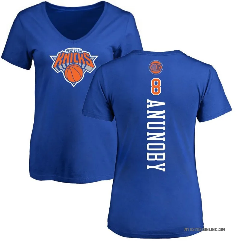 OG Anunoby Women's Royal New York Knicks Backer T-Shirt