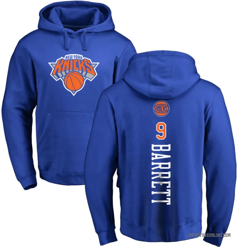 RJ Barrett Youth Royal New York Knicks Branded Backer Pullover Hoodie