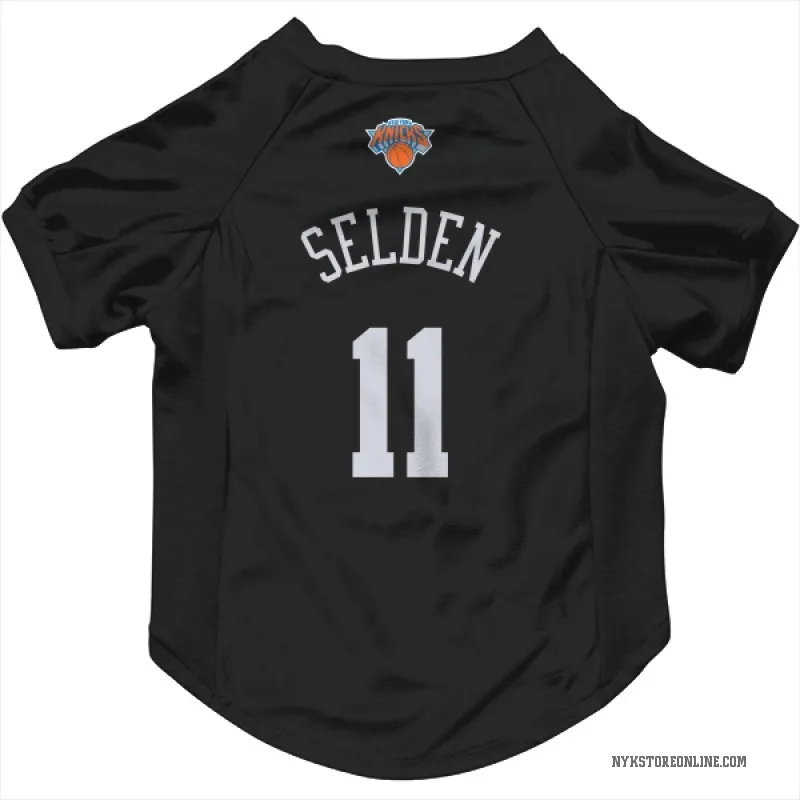 Wayne Selden Black New York Knicks Cat & Dog Pet Jersey